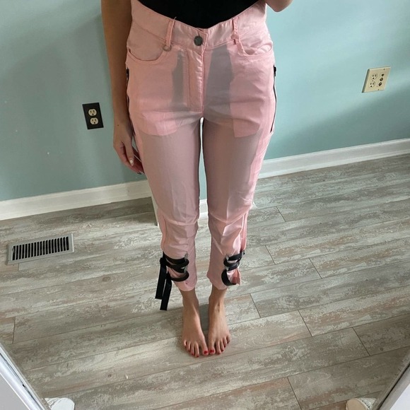 Carmar Pink Parachute Pants Size 8 Originally $216 NWT - Picture 6 of 8